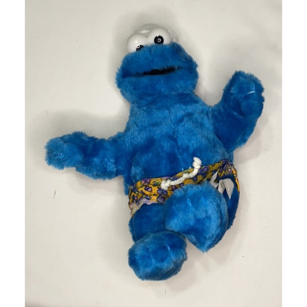 Nanco Sesame Street Cookie Monster in Swim Suit  & Sailor Hat Stuffed Animal 12"